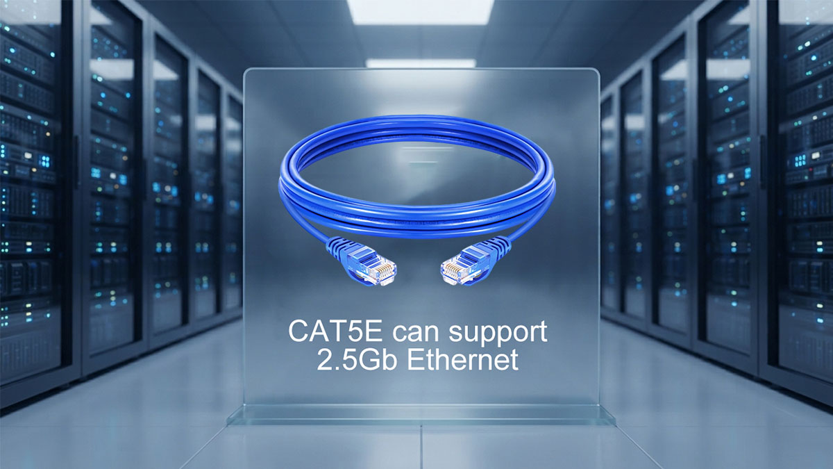 Il cavo CAT5E può raggiungere i 2.5 Gbps?