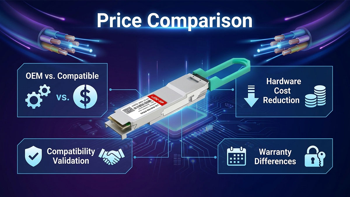 FN-TRAN-QSFP28-CWDM4 Price Comparison: OEM vs Compatible