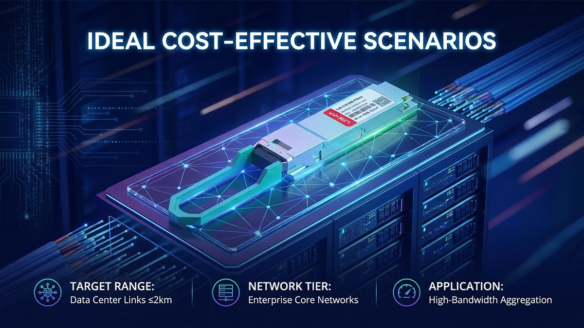 When Is FN-TRAN-QSFP28-CWDM4 a Cost-Effective 100G Solution?