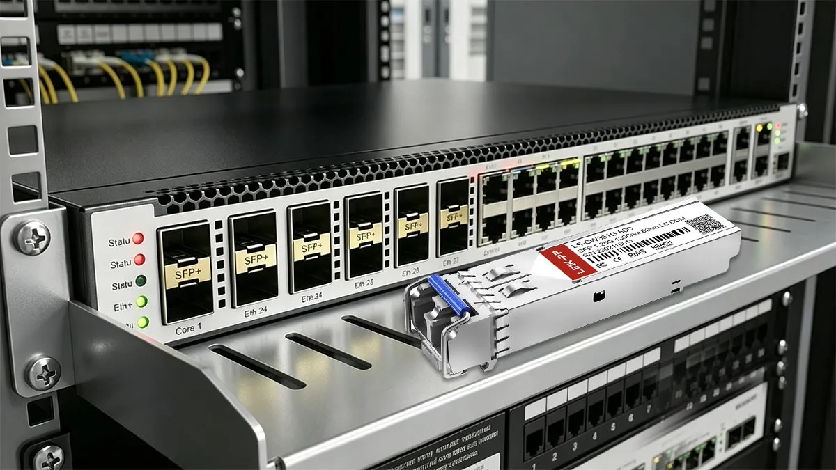 Arista SFP-1G-CZ-1350 Compatible LINK-PP 1G SFP Usage Demonstration