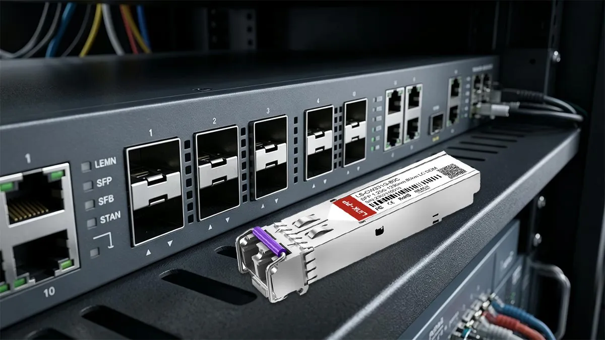 LINK-PP LS-CW331G-80C 1G SFP Usage Demonstration