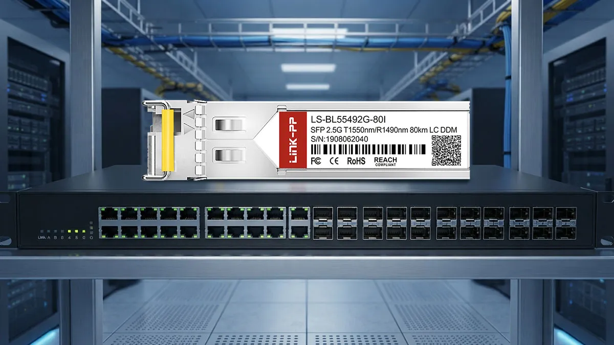 LINK-PP LS-BL55492G-80I 2.5G BiDi SFP Optical Module