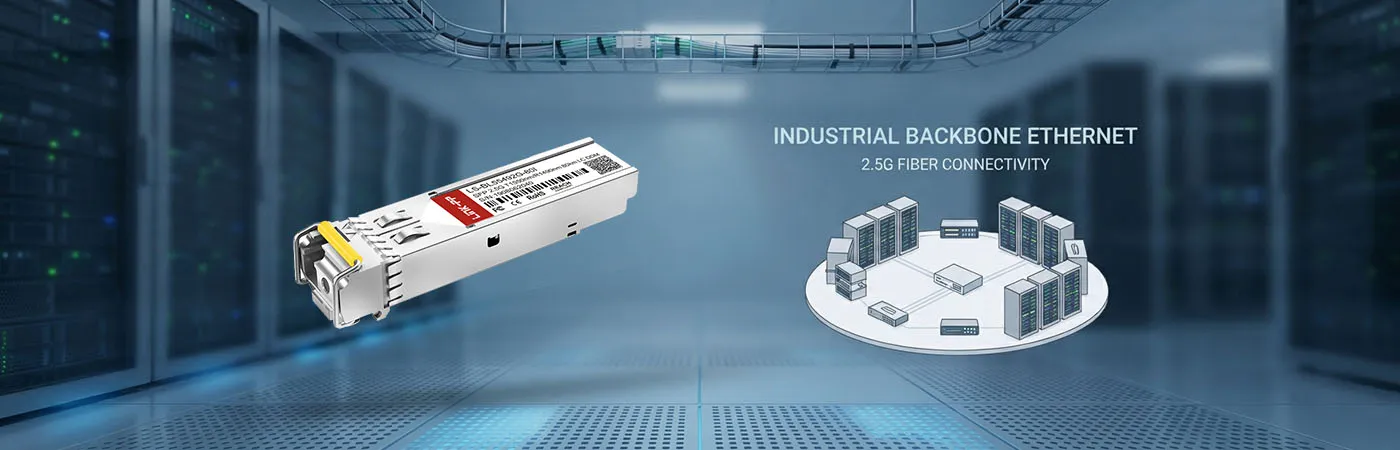 LS-BL55492G-80I: 2.5G Connectivity for Industrial Backbone Ethernet