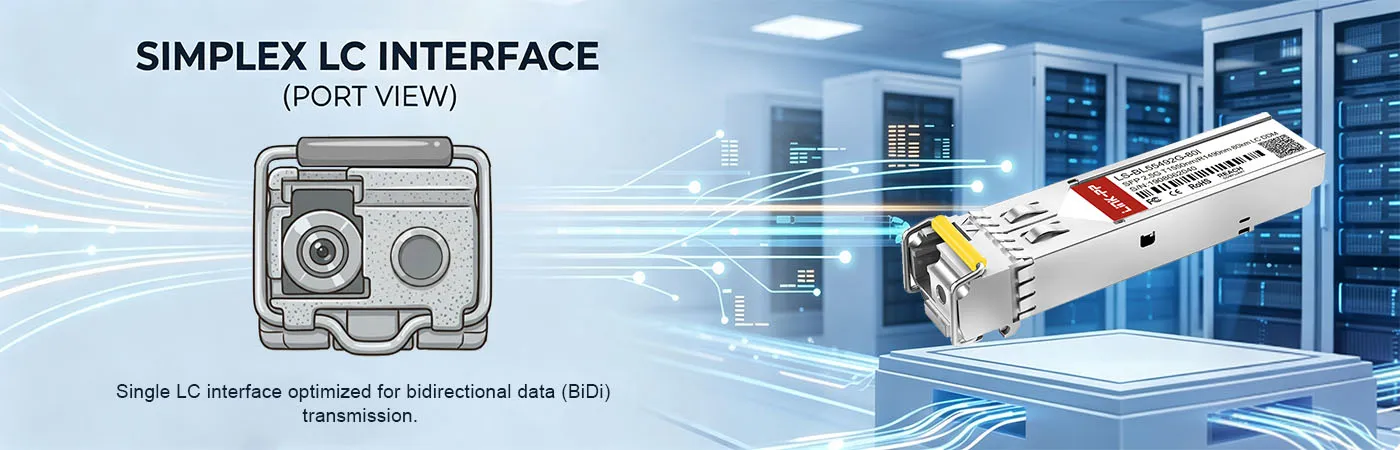 LS-BL55492G-80I Module with Simplex LC Interface