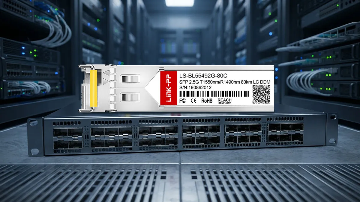 LINK-PP LS-BL55492G-80C 2.5G BiDi SFP Optical Module