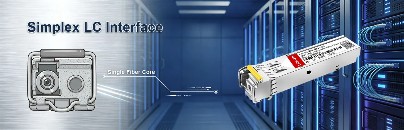 LS-BL55492G-80C Module with Simplex LC Interface