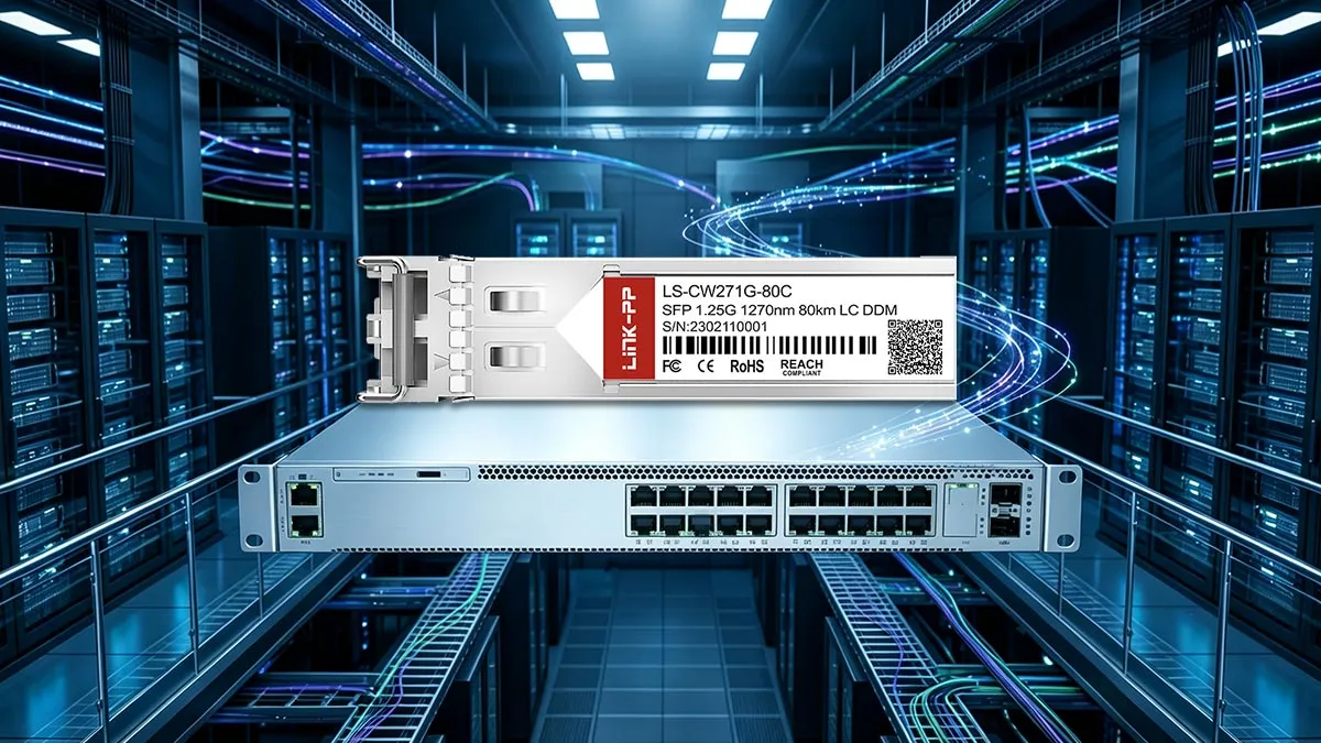 LINK-PP LS-CW271G-80C 1G SFP光モジュール