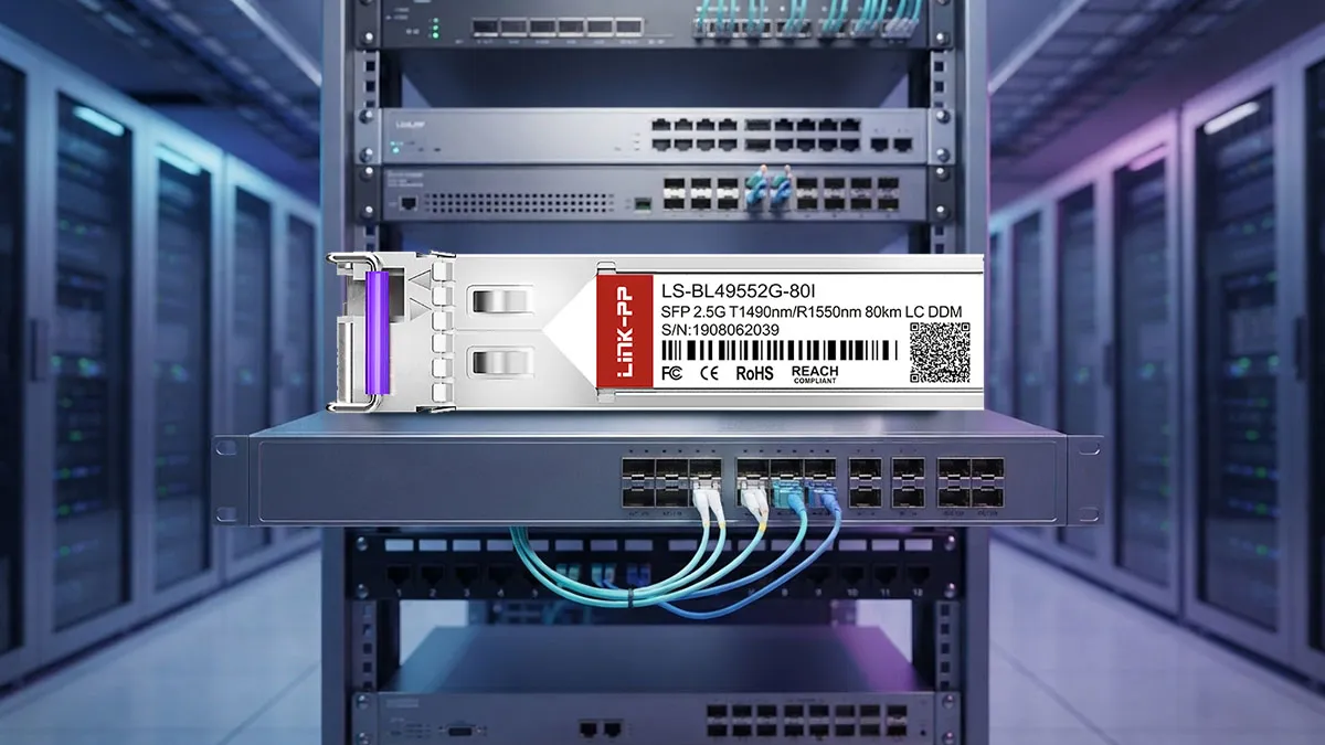 LINK-PP LS-BL49552G-80I 2.5G BiDi SFP Optical Module