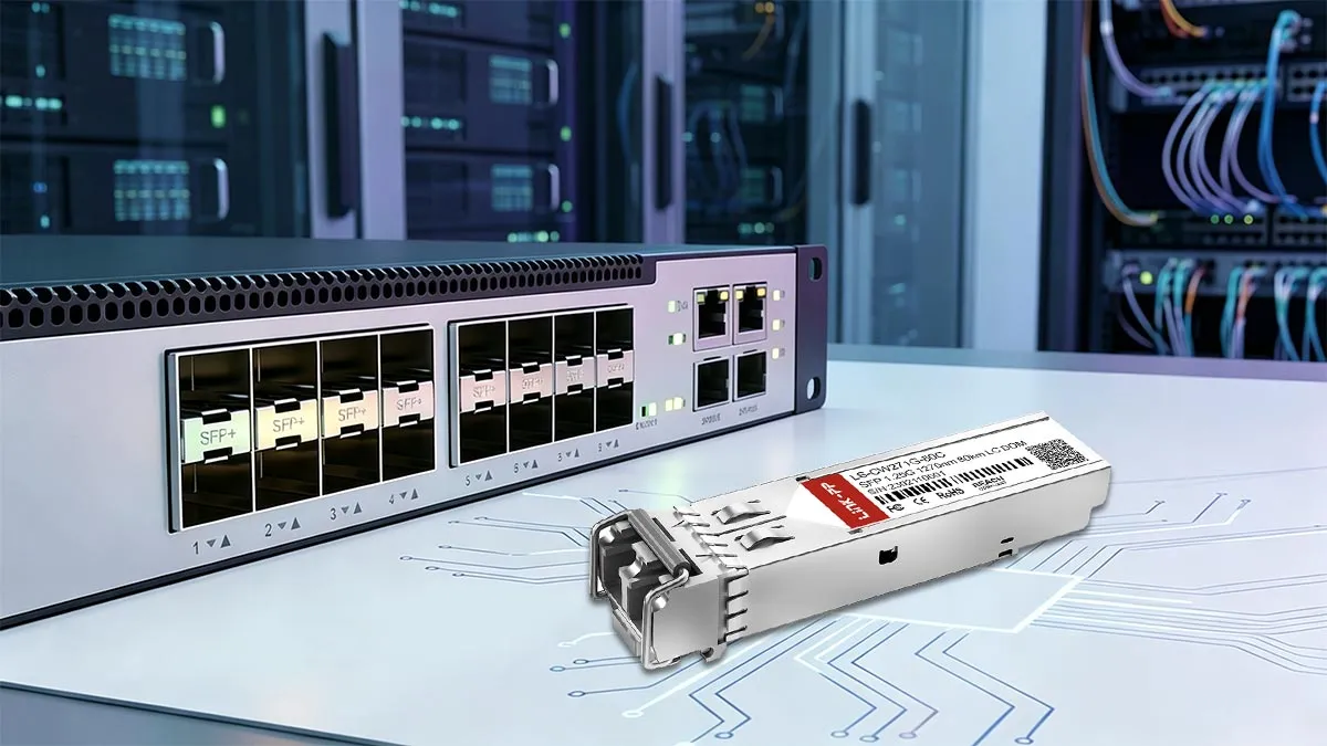 Generic CW-SFP1G80-27 Compatible LINK-PP 1G SFP Usage Demonstration