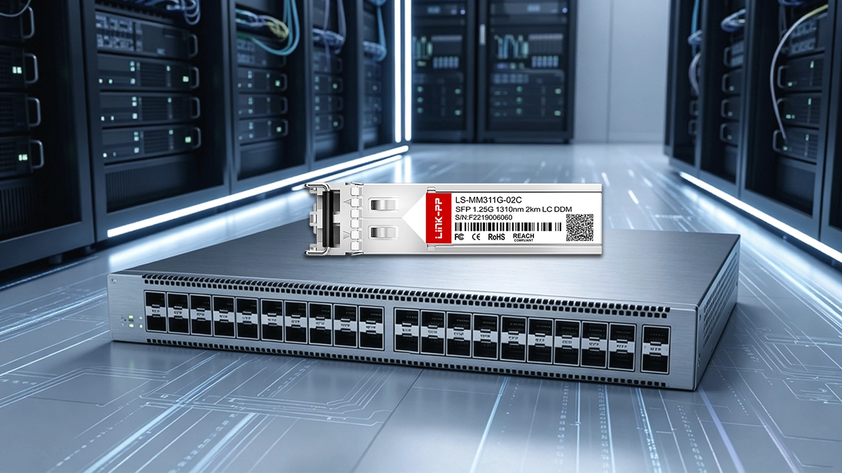 LINK-PP Demostración de uso del módulo SFP 1G LS-MM311G-02C