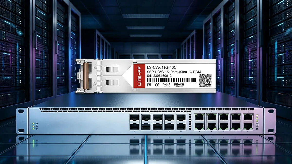 LINK-PP Modulo ottico SFP LS-CW611G-40C da 1G