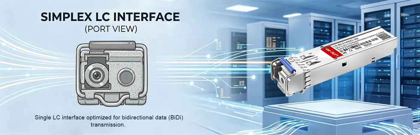 LS-BL31492G-20I Module with Simplex LC Interface
