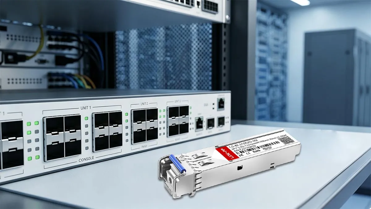 LINK-PP LS-BL31552G-20I 2.5G SFP BiDi Usage Demonstration