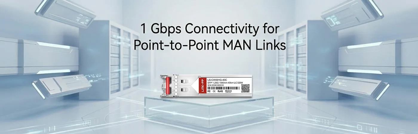 SFP-1G-CW-1590: 1 Gbps Connectivity for Point-to-Point MAN Links