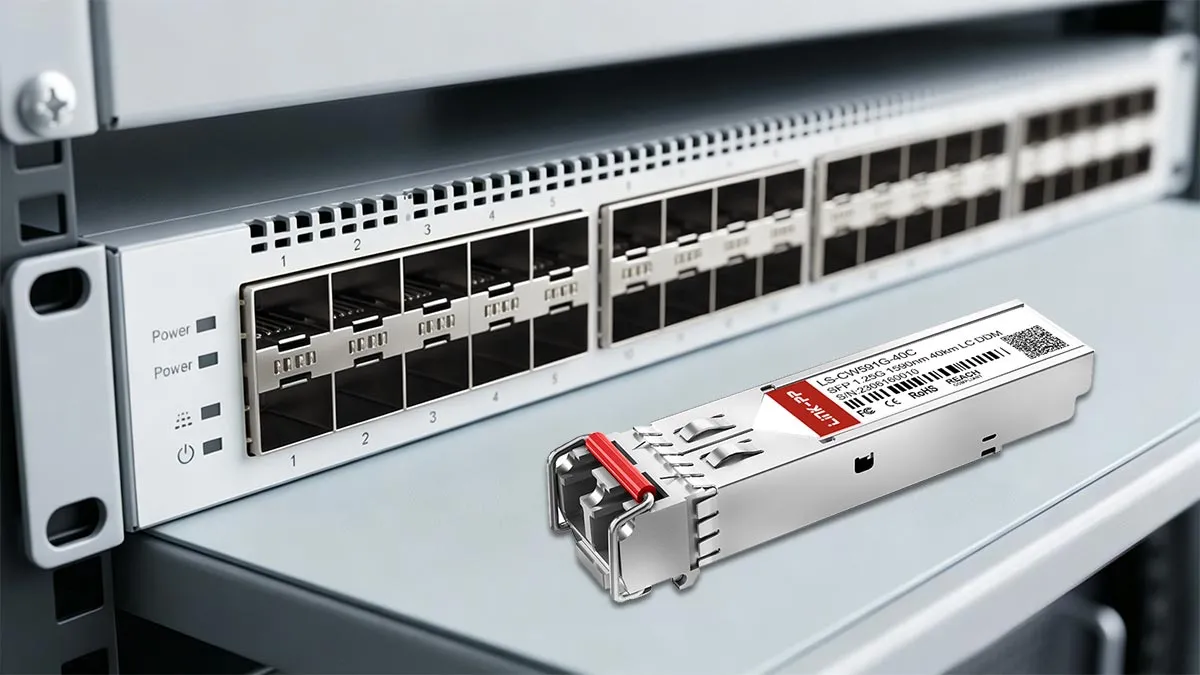 Arista SFP-1G-CW-1590 Compatible LINK-PP 1G SFP Usage Demonstration