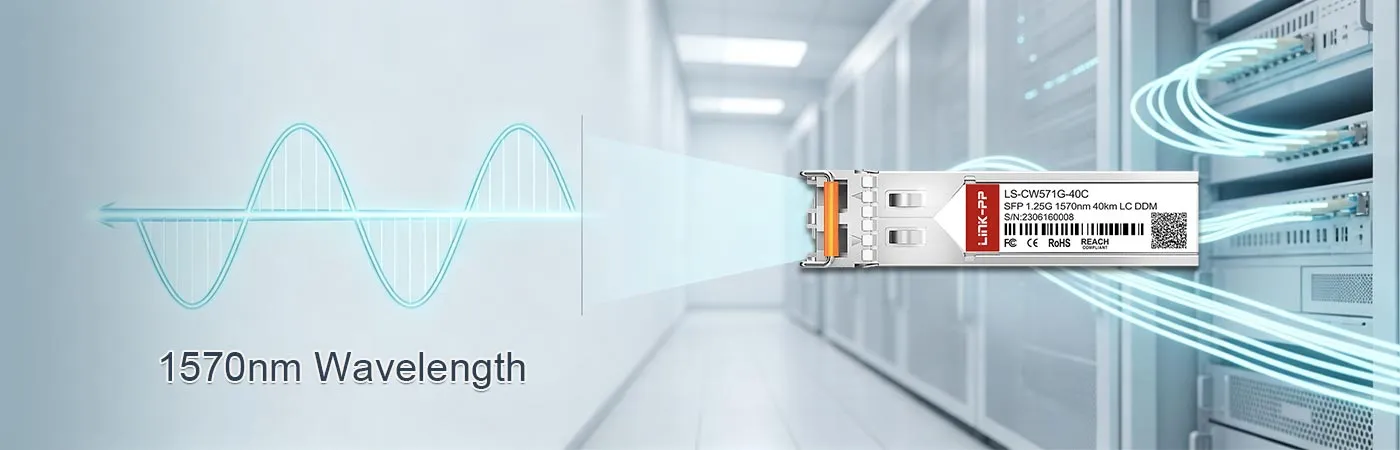 SFP-GIG-57CWD40 Module with 1570nm Wavelength