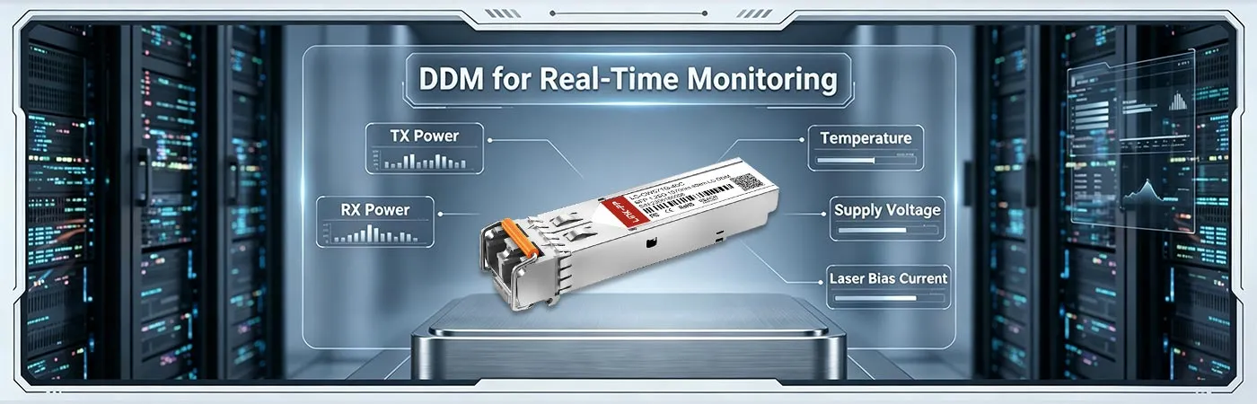 SFP-GIG-57CWD40 Module with DDM for Real-Time Monitoring