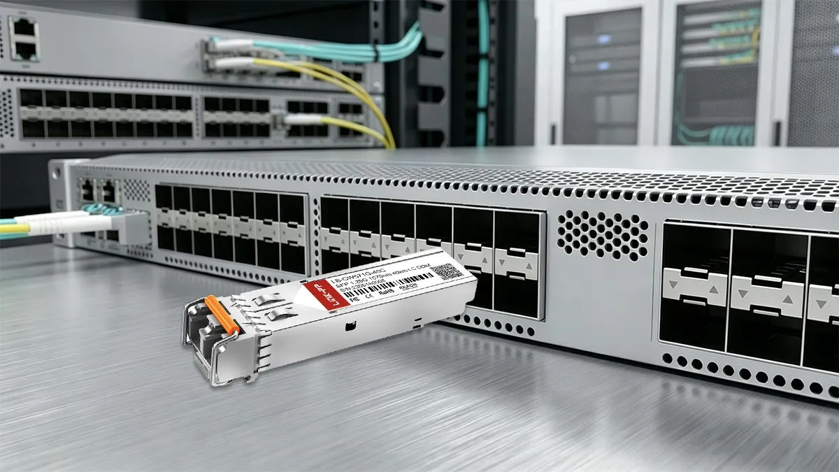 LINK-PP Démonstration d'utilisation du module SFP 1G LS-CW571G-40C