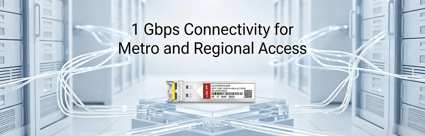 LS-CW551G-40C: 1 Gbps Connectivity for Metro and Regional Access