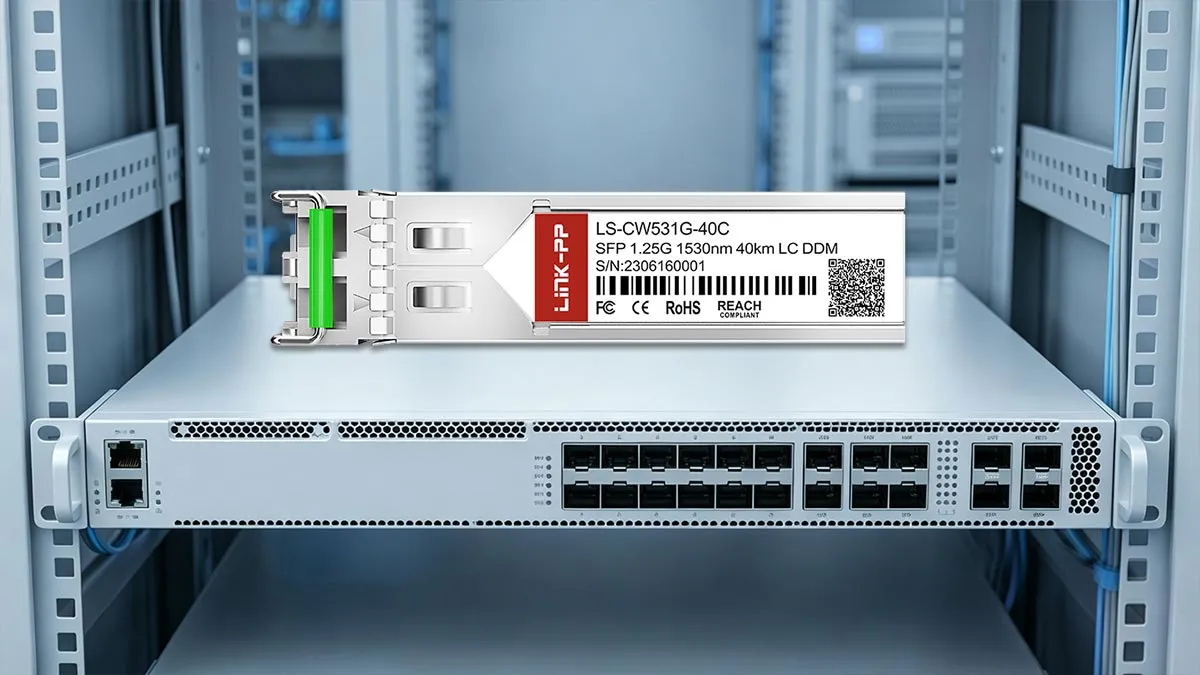 H3C SFP-GE-LH40-SM1530-CW Compatible LINK-PP 1G SFP Optical Module