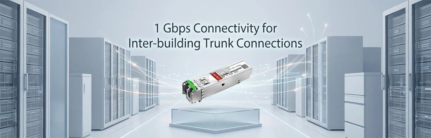 SFP-GE-LH40-SM1530-CW: 1 Gbps Connectivity for Inter-building Trunk Connections