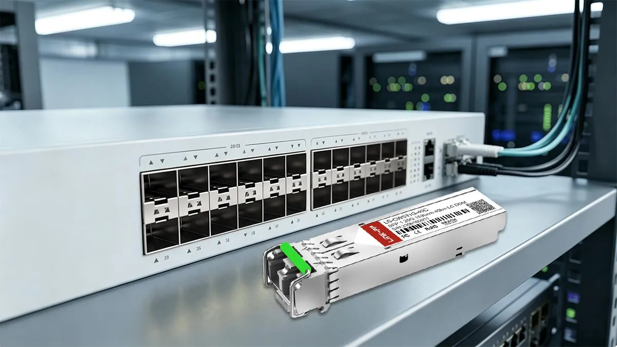 LINK-PP LS-CW531G-40C 1G SFP Usage Demonstration