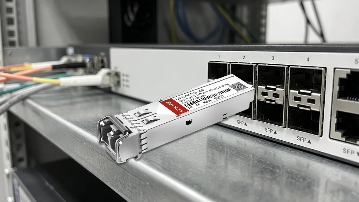 Alcatel-Lucent SFP-GIG-47CWD40 Compatible LINK-PP 1G SFP Usage Demonstration