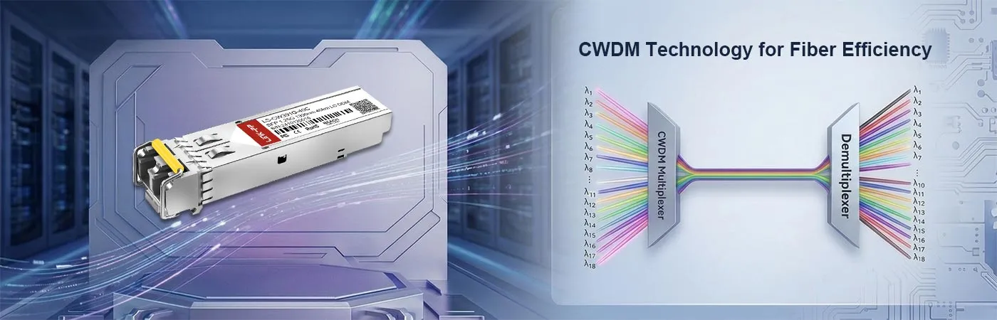 LS-CW391G-40C Module with CWDM Technology for Fiber Efficiency