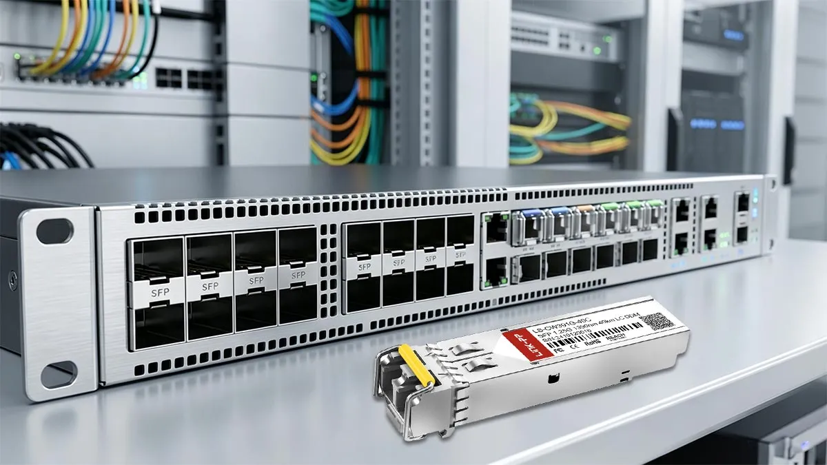 LINK-PP LS-CW391G-40C 1G SFP Usage Demonstration