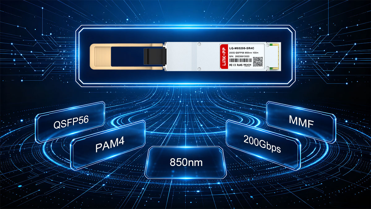 Primary Optical Specs of the MMA1T00-HS Multimode Transceiver