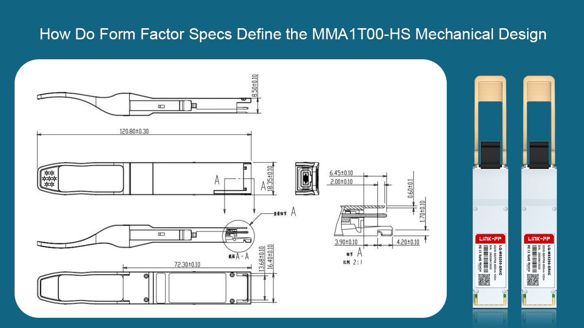 How Do Form Factor Specs Define the MMA1T00-HS Mechanical Design