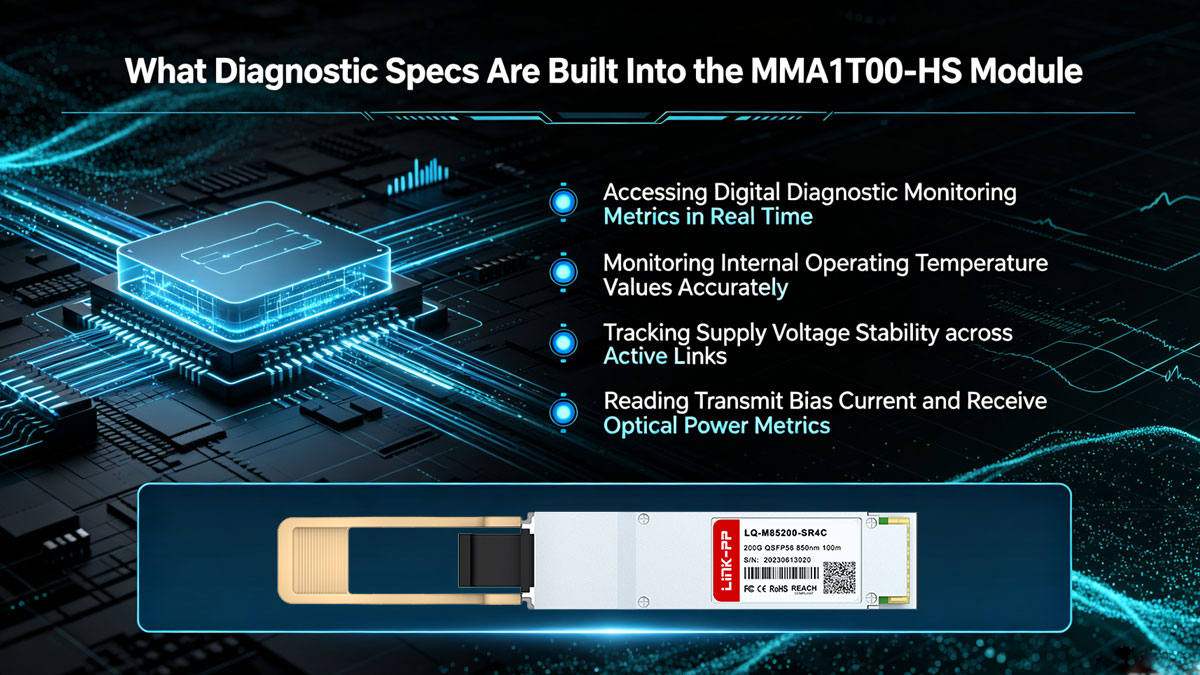 What Diagnostic Specs Are Built Into the MMA1T00-HS Module