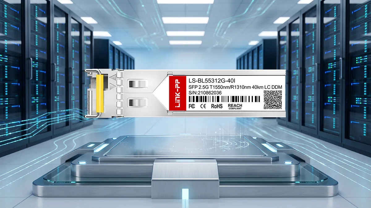 LINK-PP Spécifications du module SFP BiDi 2.5G LS-BL55312G-40I