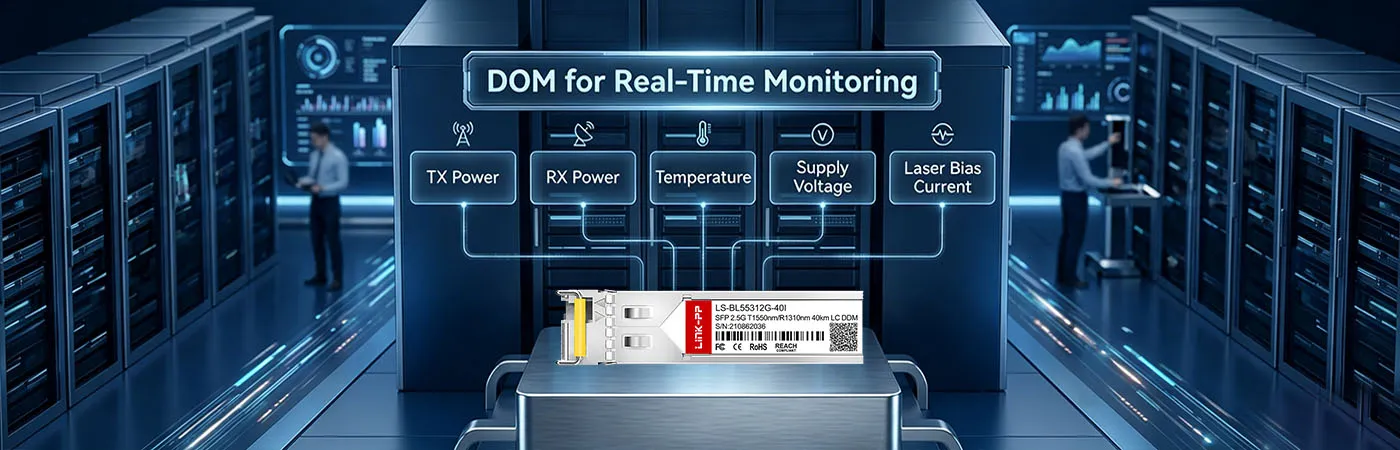 Module LS-BL55312G-40I avec DOM pour la surveillance en temps réel