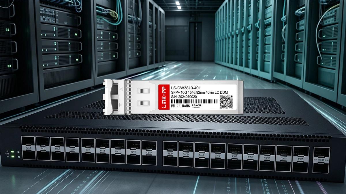 Compatível com Cisco DWDM-SFP10G-46.92-I LINK-PP Demonstração de uso de SFP+ 10G