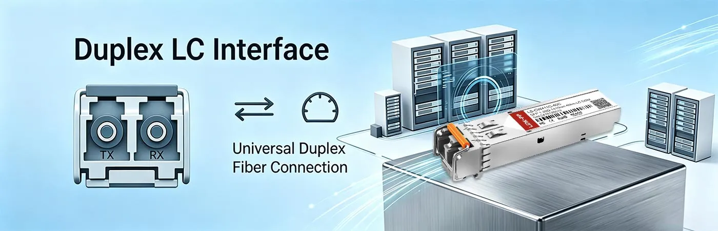 LS-CW411G-40C Module with Duplex LC Interface