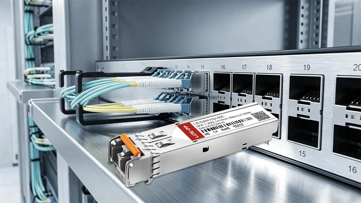 LINK-PP LS-CW411G-40C 1G SFP Usage Demonstration
