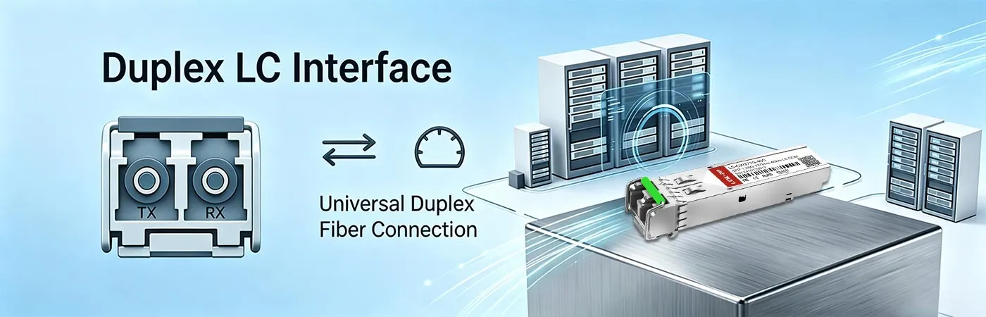 SFP-GIG-37CWD40 Module with Duplex LC Interface