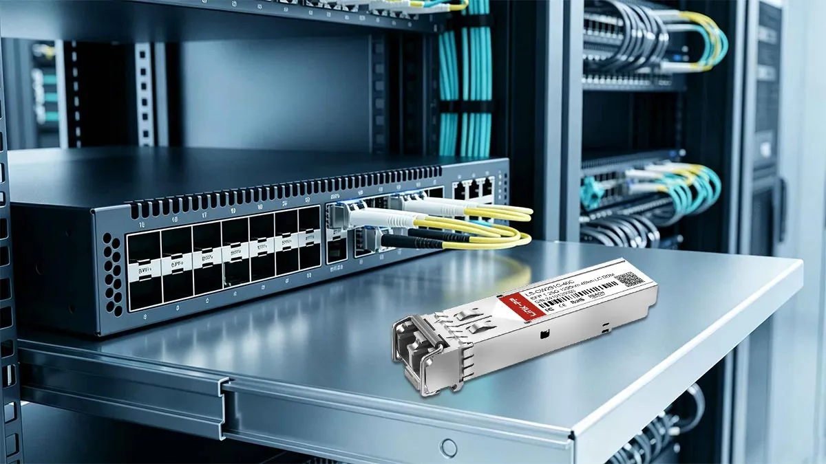 LINK-PP Démonstration d'utilisation du module SFP 1G LS-CW291G-40C