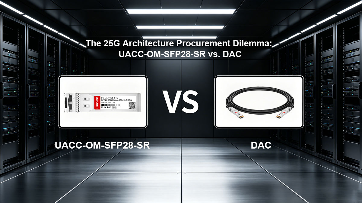 The 25G Architecture Procurement Dilemma: UACC-OM-SFP28-SR vs. DAC