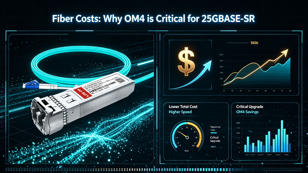 Fiber Costs: Why OM4 is Critical for 25GBASE-SR