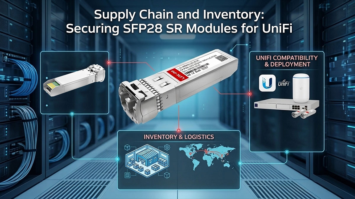 Supply Chain and Inventory: Securing SFP28 SR Modules for UniFi