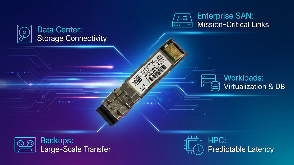 Cisco DS-SFP-FC32G-SW Applications in SAN Environments
