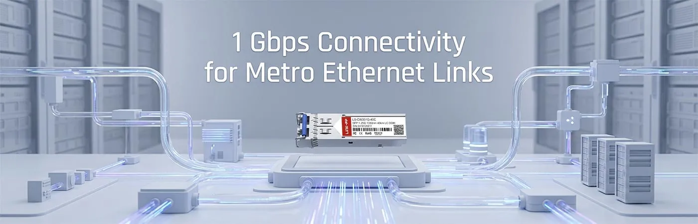 CWDM-SFP-1350: 1 Gbps Connectivity for Metro Ethernet Links