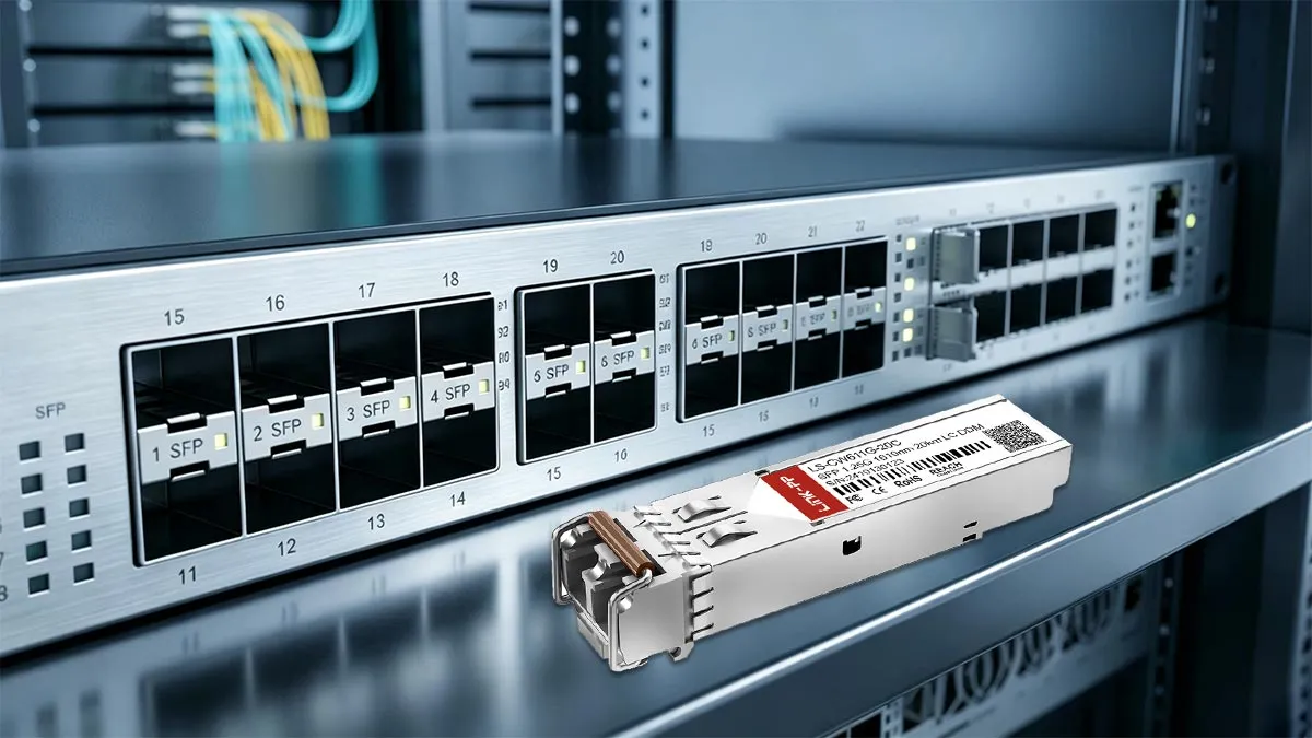 Arista SFP-1G-CW-1610-20 Compatible LINK-PP 1G SFP Usage Demonstration