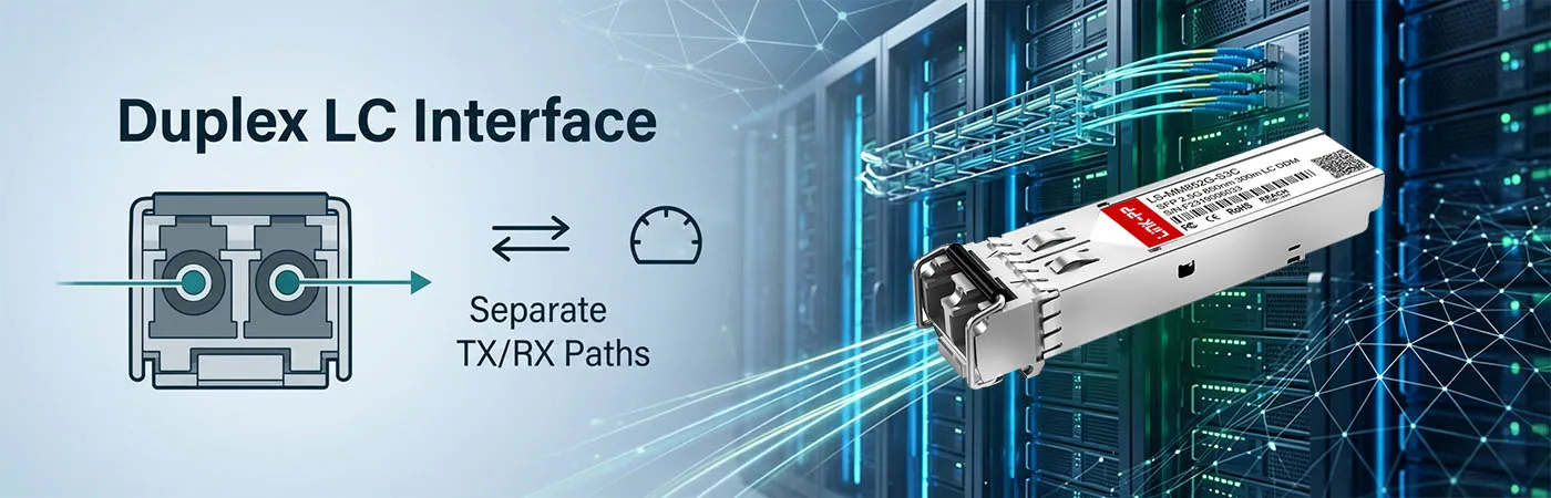 2.5GBASE-SX Module with Duplex LC Interface