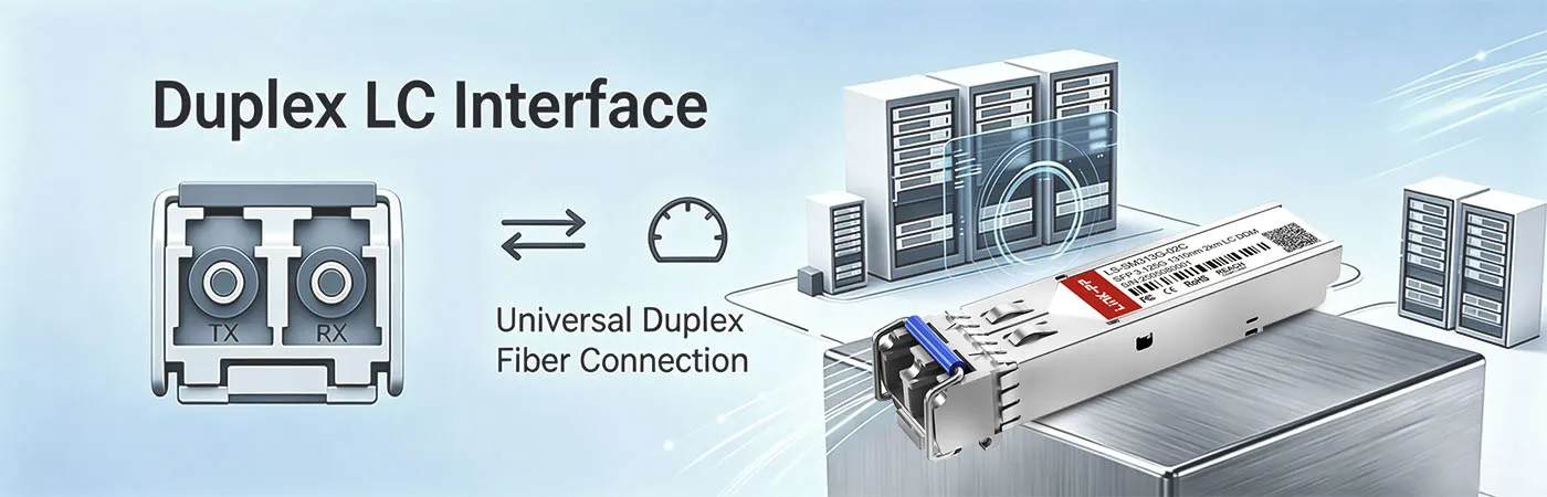 LS-SM313G-02C Module with Duplex LC Interface