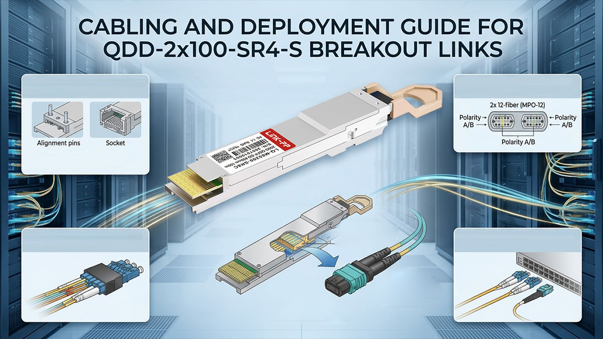 Cabling and Deployment Guide for QDD-2&times;100-SR4-S Breakout Links