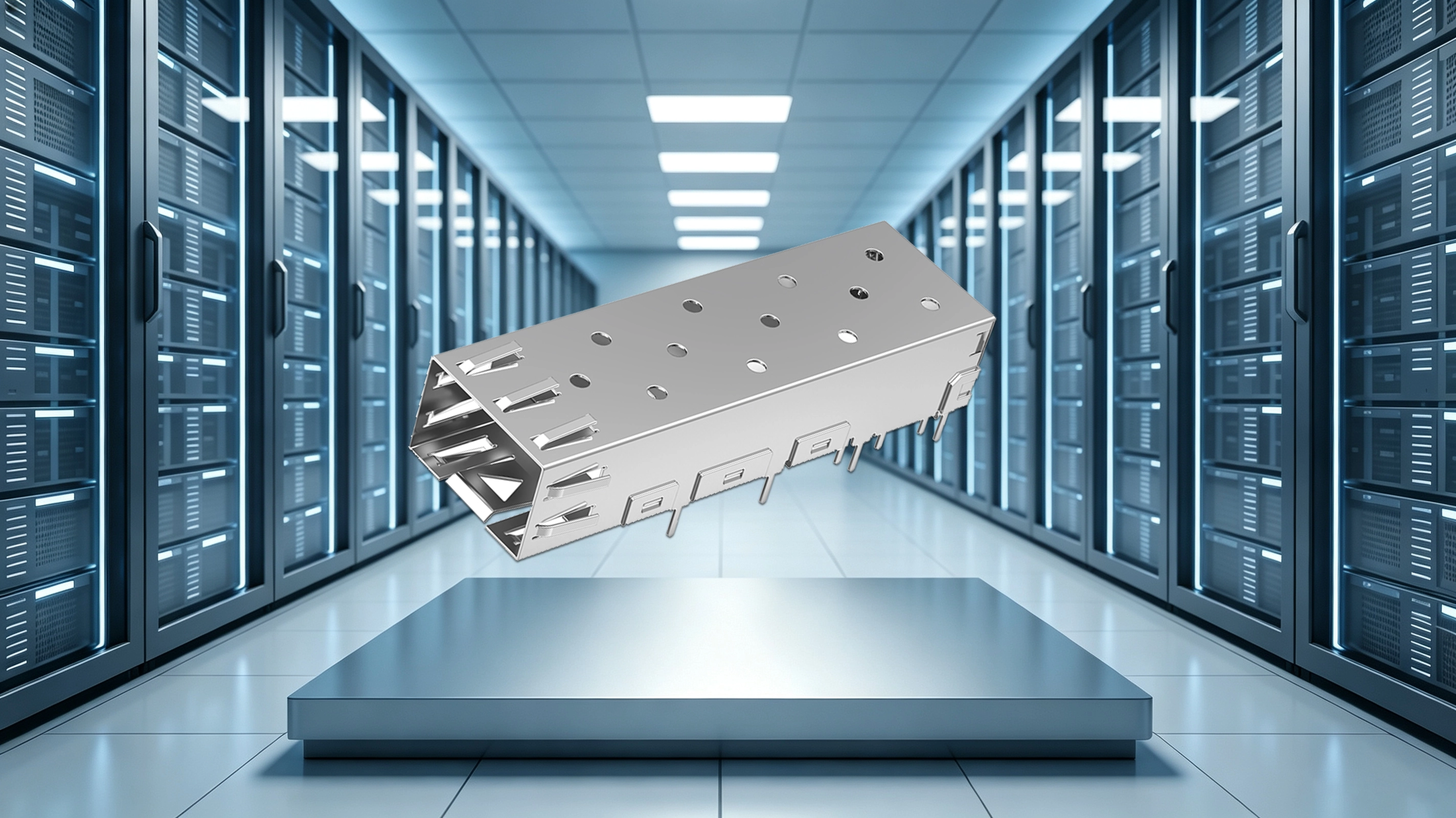 Molex 747370010 Compatible LINK-PP 1x1 SFP Cage Specifications