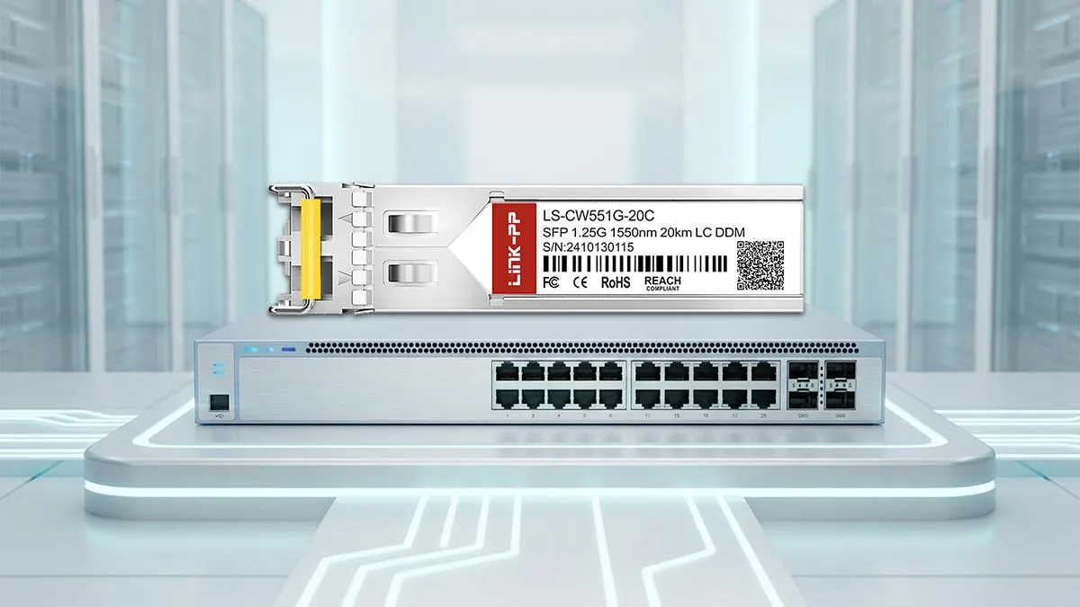 Arista SFP-1G-CW-1550-20 Compatible LINK-PP 1G SFP Optical Module